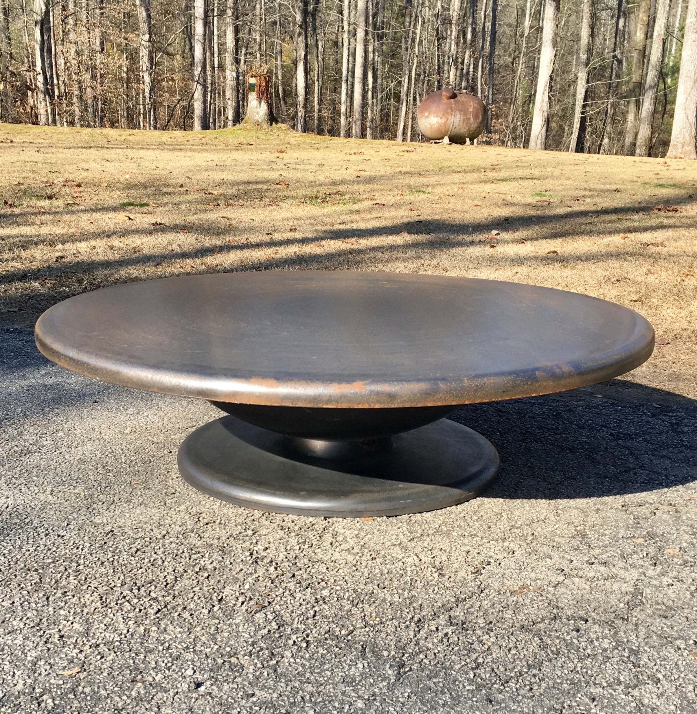 NEW 46 Inch Syrup Kettle Style Steel Fire Pit With 4 Inch Etsy