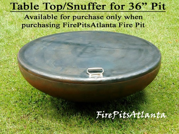 36 Inch Steel Fire Pit Custom Fire Pit Outdoor Fire Pit Etsy