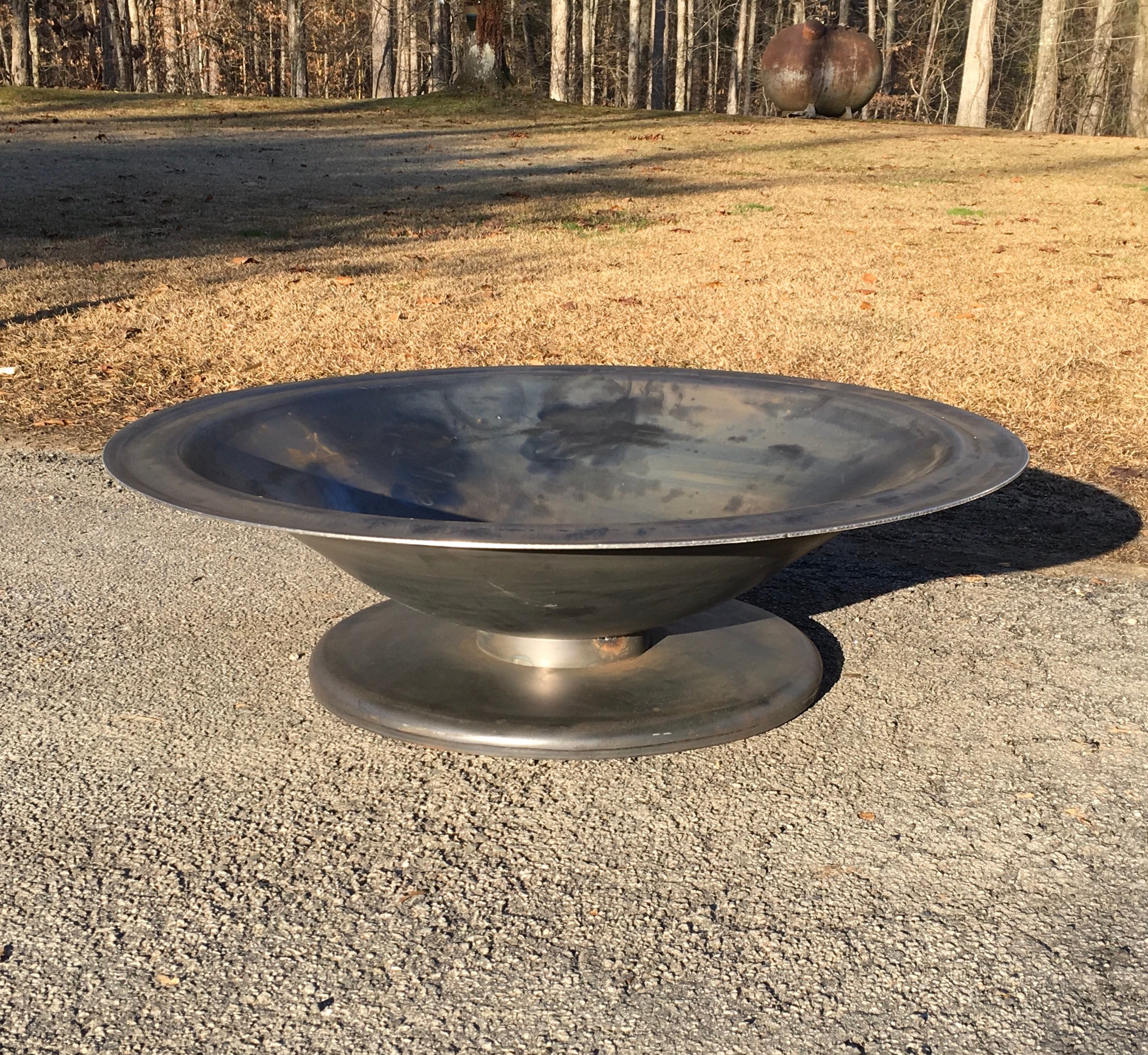 NEW 46 Inch Syrup Kettle Style Steel Fire Pit With 4 Inch Etsy