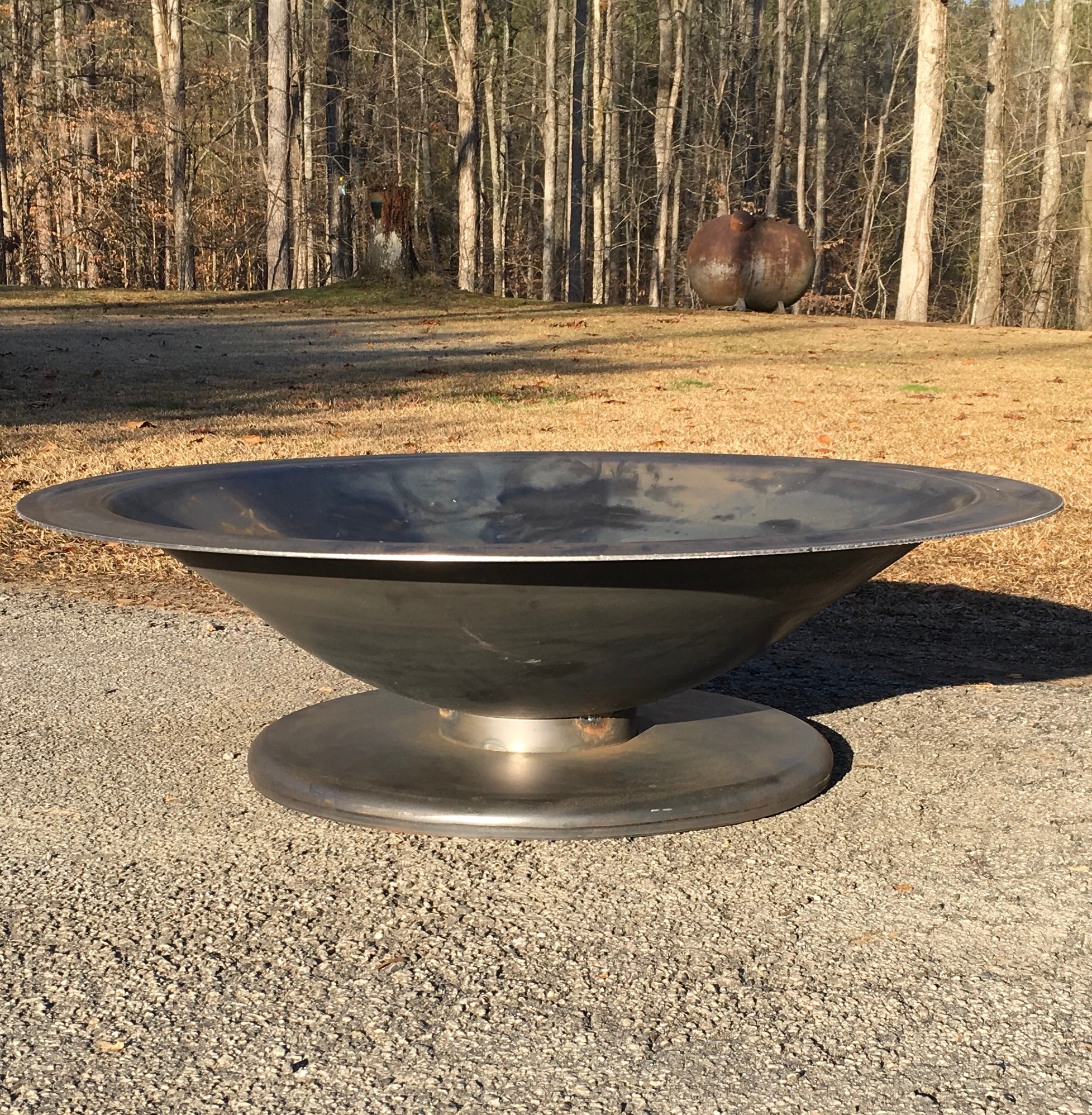 NEW 46 Inch Syrup Kettle Style Steel Fire Pit With 4 Inch Etsy