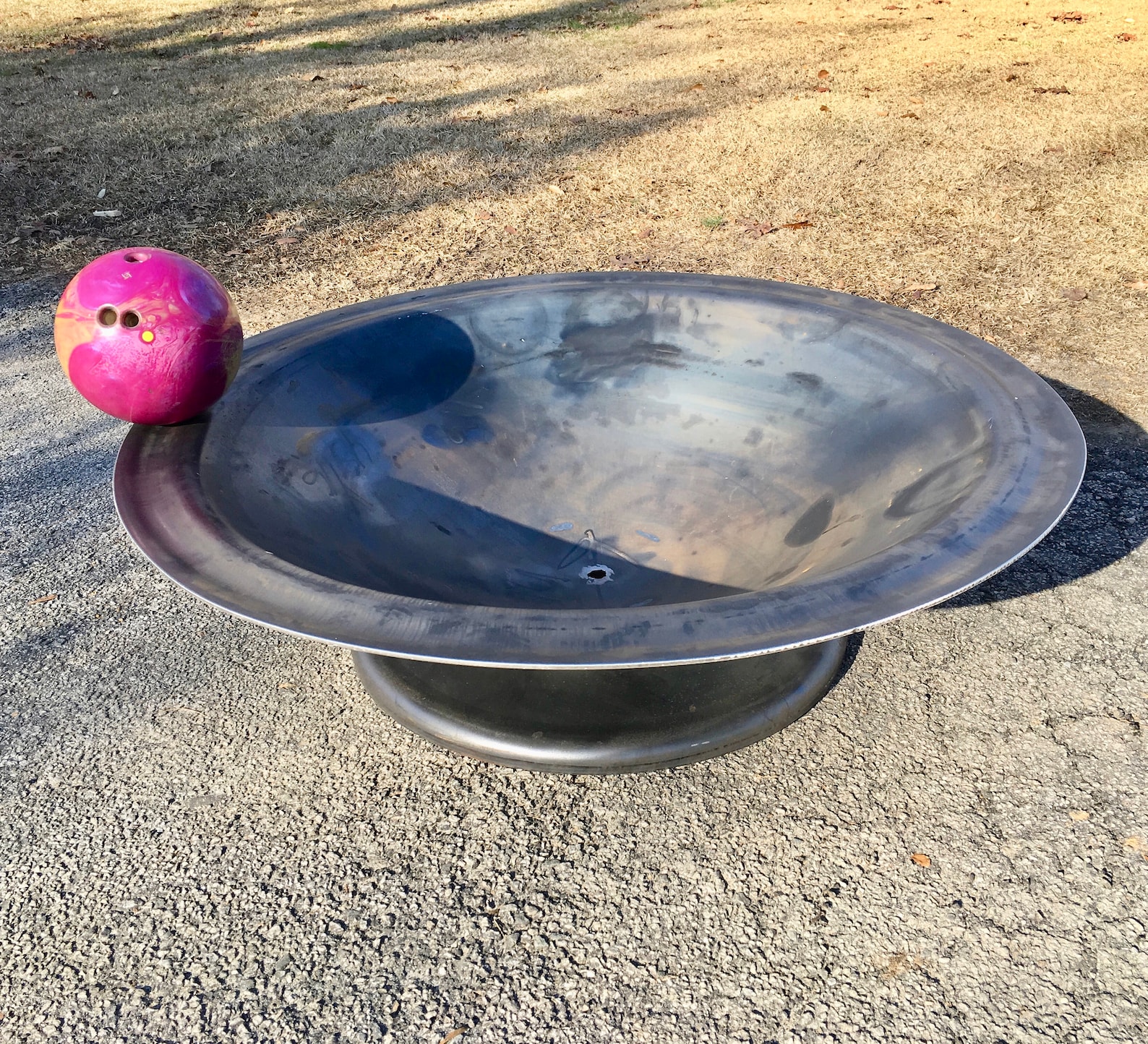 NEW 46 Inch Syrup Kettle Style Steel Fire Pit With 4 Inch Etsy