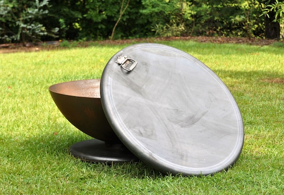 36 Inch Steel Fire Pit Custom Fire Pit Outdoor Fire Pit Etsy