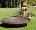 36 inch Shallow Depth Steel Fire Pit - Custom Fire Pit - Outdoor Fire Pit - Metal Fire Pit