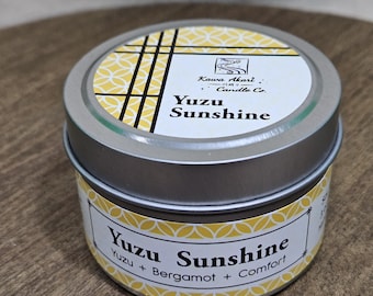 Yuzu Sunshine Sojakerze, 3 oz Dose