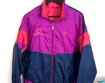 Veste coupe-vent vintage Nike Colorblock : style rétro des années 80 et 90
