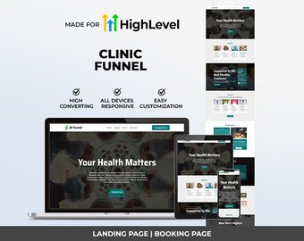 GHL Medical Clinic Funnel | Go High Level Healthcare Landing Page for Doctor Appointment Booking | Patient Lead Capture & High-Converting