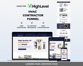 HKL Business Funnel für GoHighLevel | AC Reparatur Landing Page | GHL Website