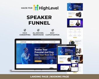 GHL Speaker Funnel | Go High Level Coaching Landing Page | Lead Generation Booking Page