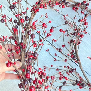 2018 Pip Berry Garland Vine Stem Red Original L Color Pip Berries,pip Berry,fall  Wreath,wreath Material,flower Crown - Artificial Flowers - AliExpress