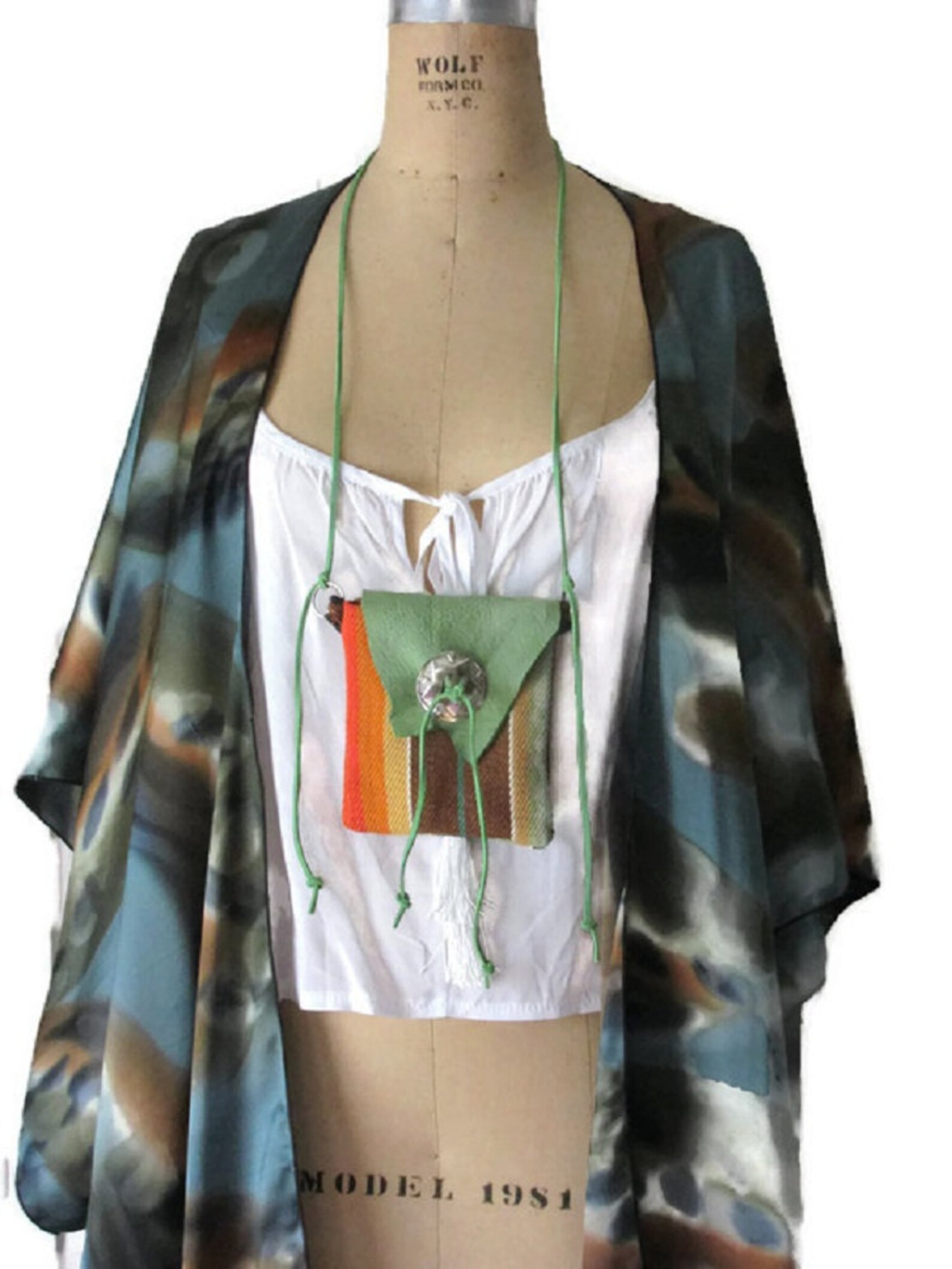 Native American Style Medicine Bag Necklace Asafetida Tribal Etsy