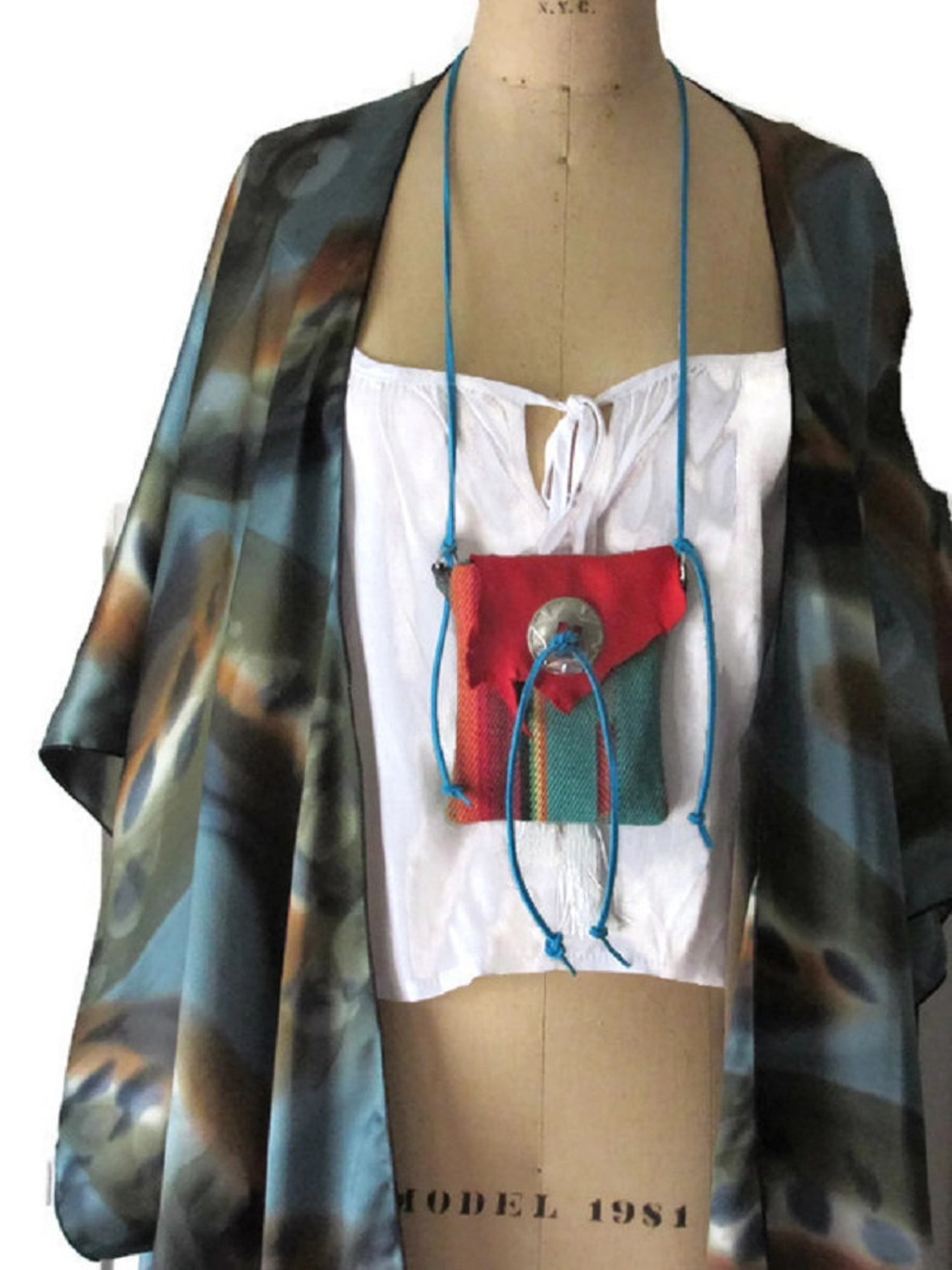 Native American Style Medicine Bag Necklace Asafetida Tribal Etsy