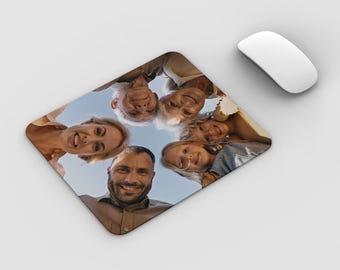 Benutzerdefinierte Foto Mauspad | Personalisierte rechteckige Schreibtischmatte (8 Zoll x 10 Zoll)
