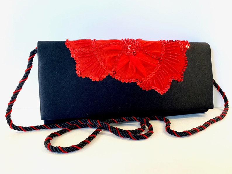 black evening shoulder bag