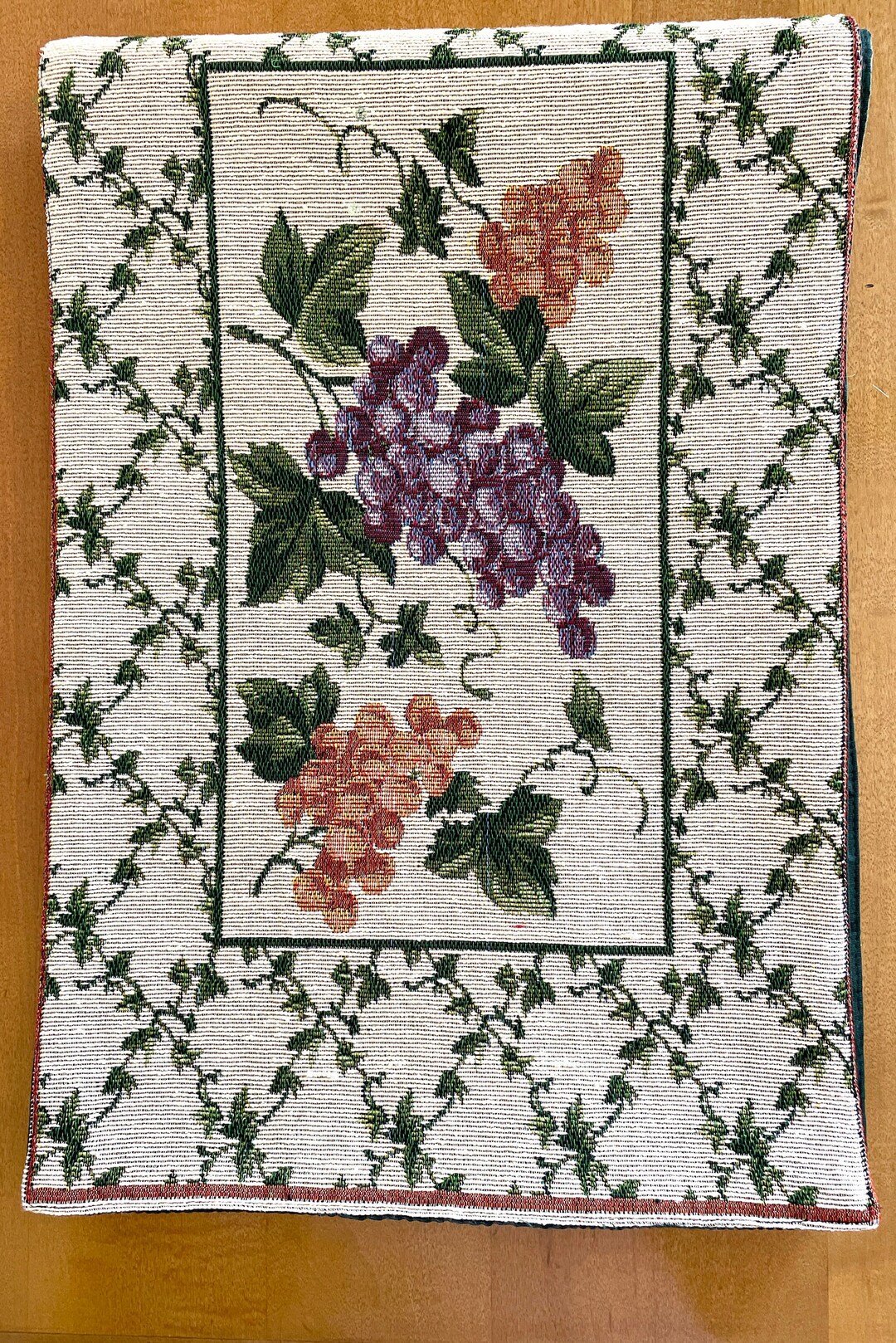 Grapes Tapestry Table Runner Table Scarf Sofa Table Runner Etsy