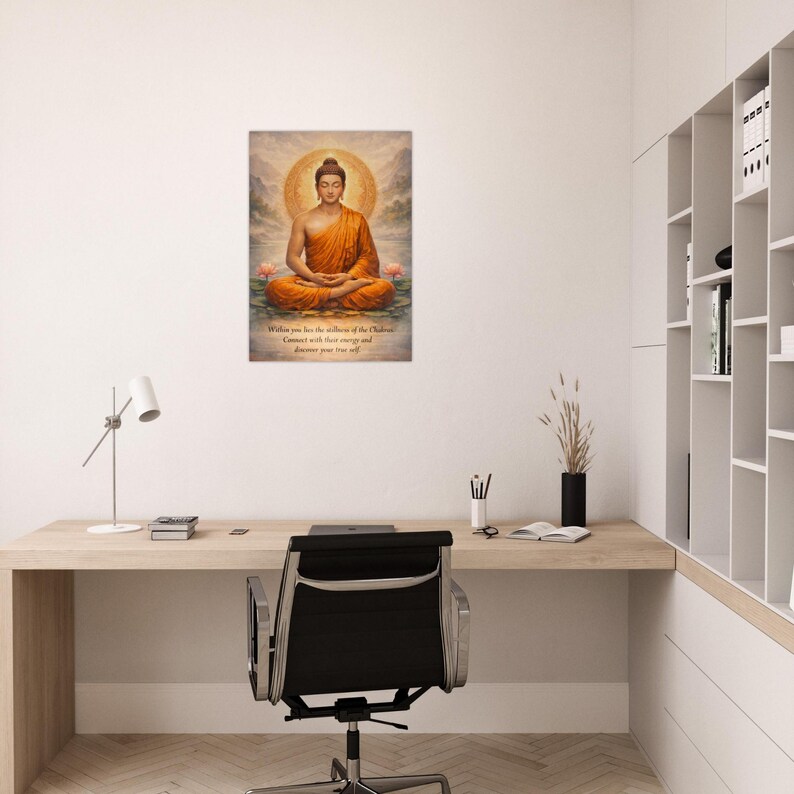 Buddha Wall Art Meditation Poster – Spiritual Zen Decor – Yoga Wall Art ...