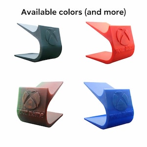 Soporte personalizado para mando de Xbox / Nombre personalizado / Soporte para juegos impreso en 3D