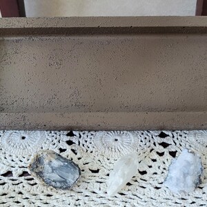 Concrete Rectangular Tray | Decorative Catchall Tray | Vanity Organizer | Candle Tray | Handmade Concrete Decor | Modern Home Accent