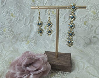 Royal Pearls in Bloom Set - Bracelet & Earrings