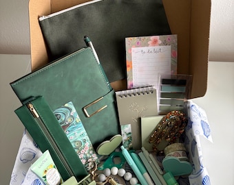 Paquete de regalo para amantes de los libros y el autocuidado, caja sorpresa