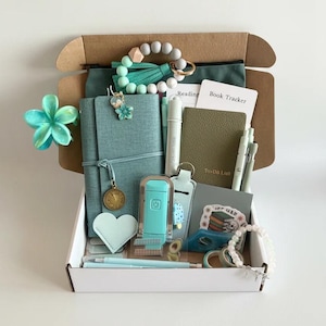 Bookish and Self Care Gift Bundle, Mystery Box, Stationery and Book Lover Gift.