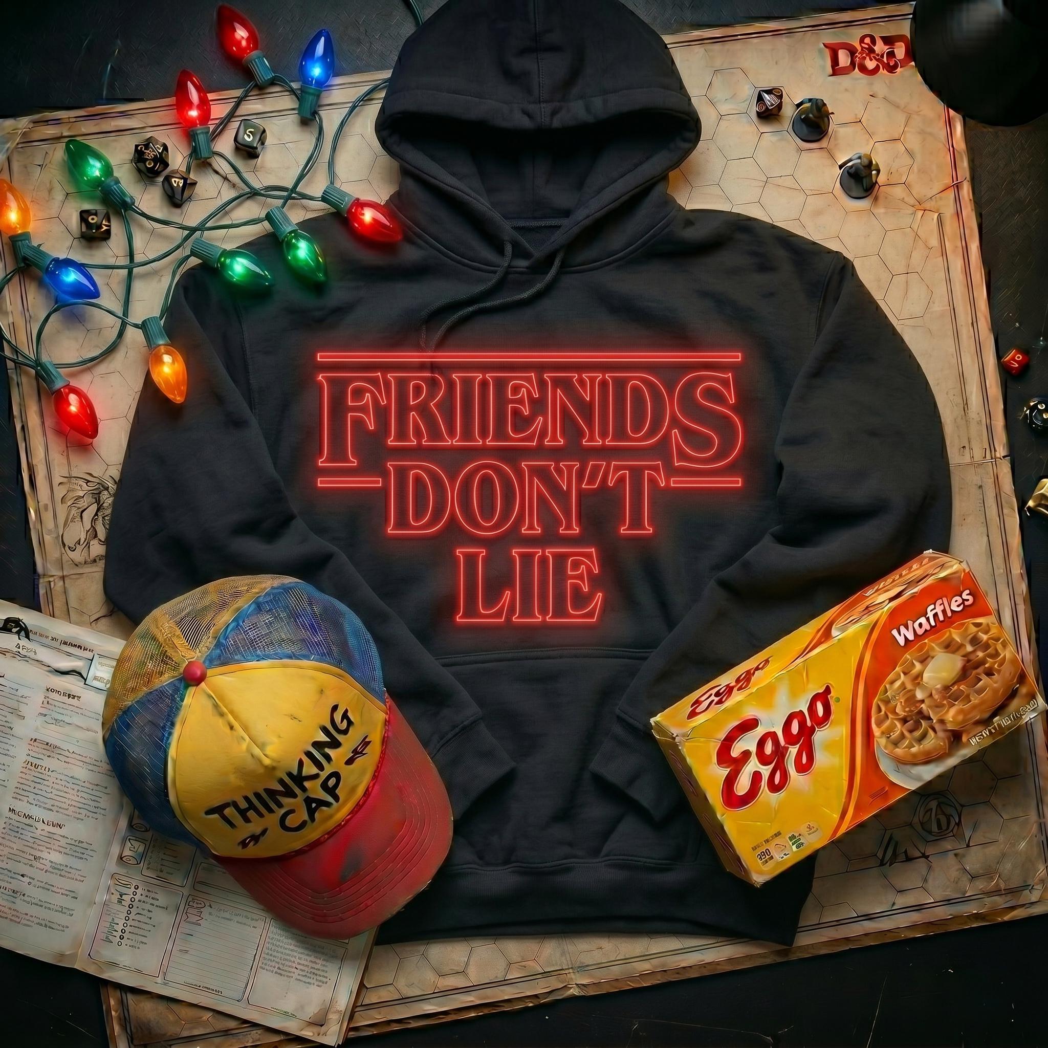 Goedkope Netflix Heren Stranger Things Vrienden Liegen Niet Handen Sweatshirt kopen - gratis levering, eerlijke reviews met foto's