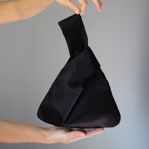 Borsa nodo giapponese borsa nera borsa nera borsa blu navy borsa blu navy borsa da sera nera piccola pochette da sera borsa da ballo borsa piccola da donna NEW0