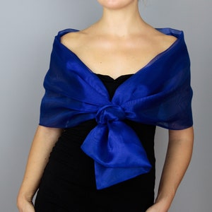 Electric Blue Shrug Etsy