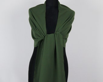 Luxury Green Khaki Battle green Moss Basil Chiffon avvolgente scialle bolero Coprispalle da sposa invernale accessorio elegante 200 cm