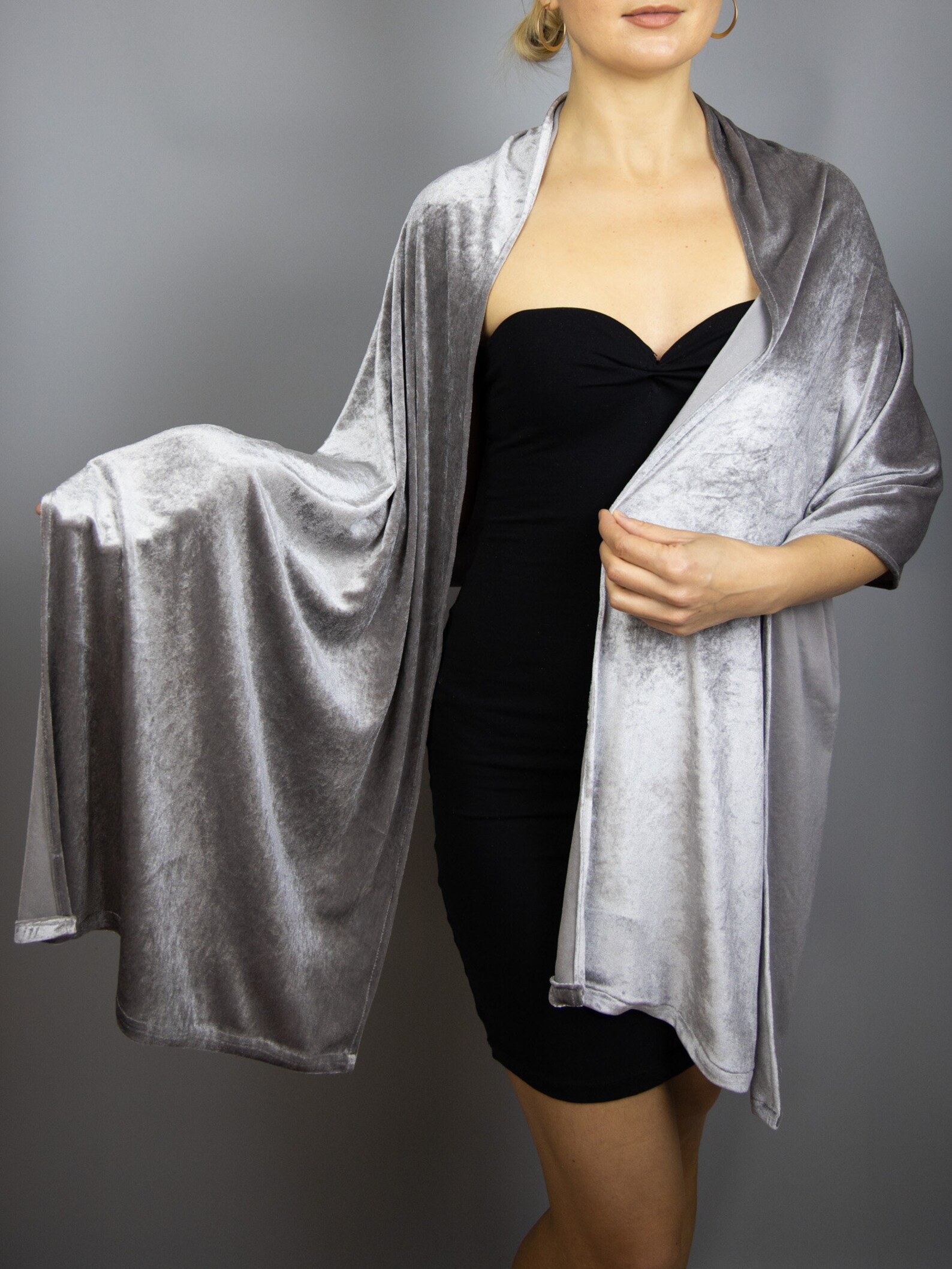 Velvet Wrap Shawl Bolero Winter Wedding Shrug Elegant Etsy