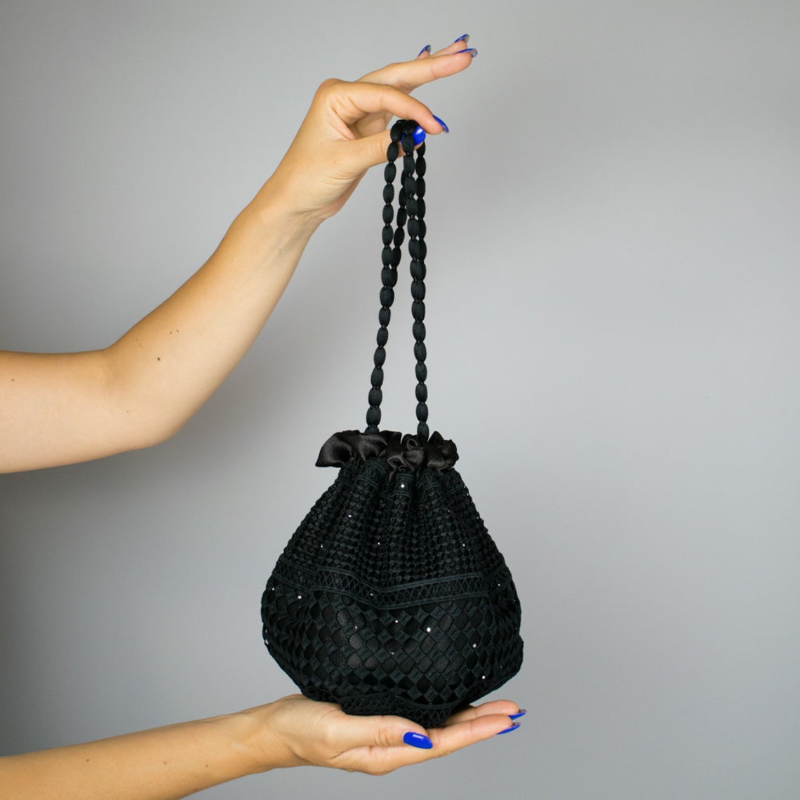 rhinestone money bag