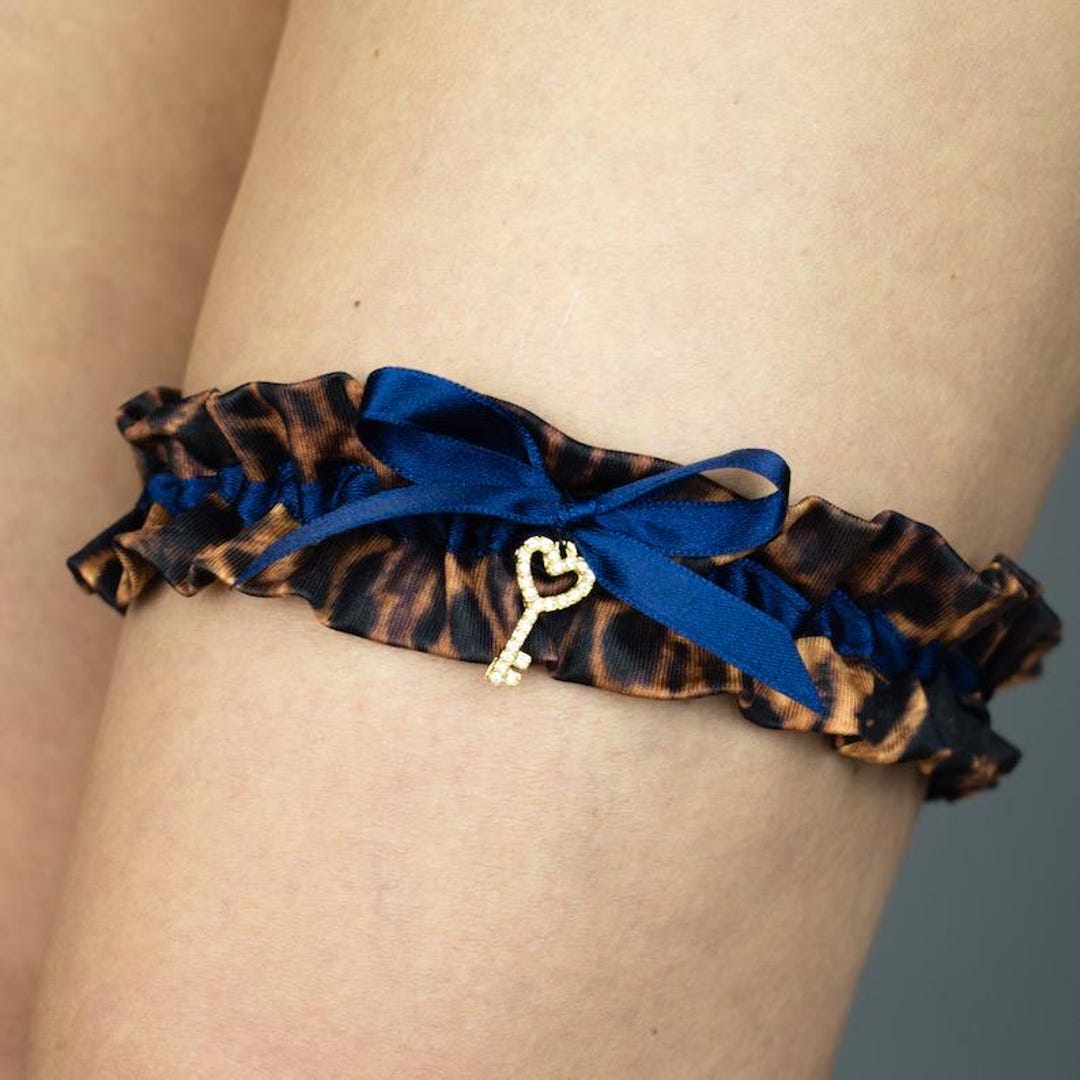 Garters Objects Animal Print Garter Bridal Garter Prom Garter Tossing Garter Keepsake ...