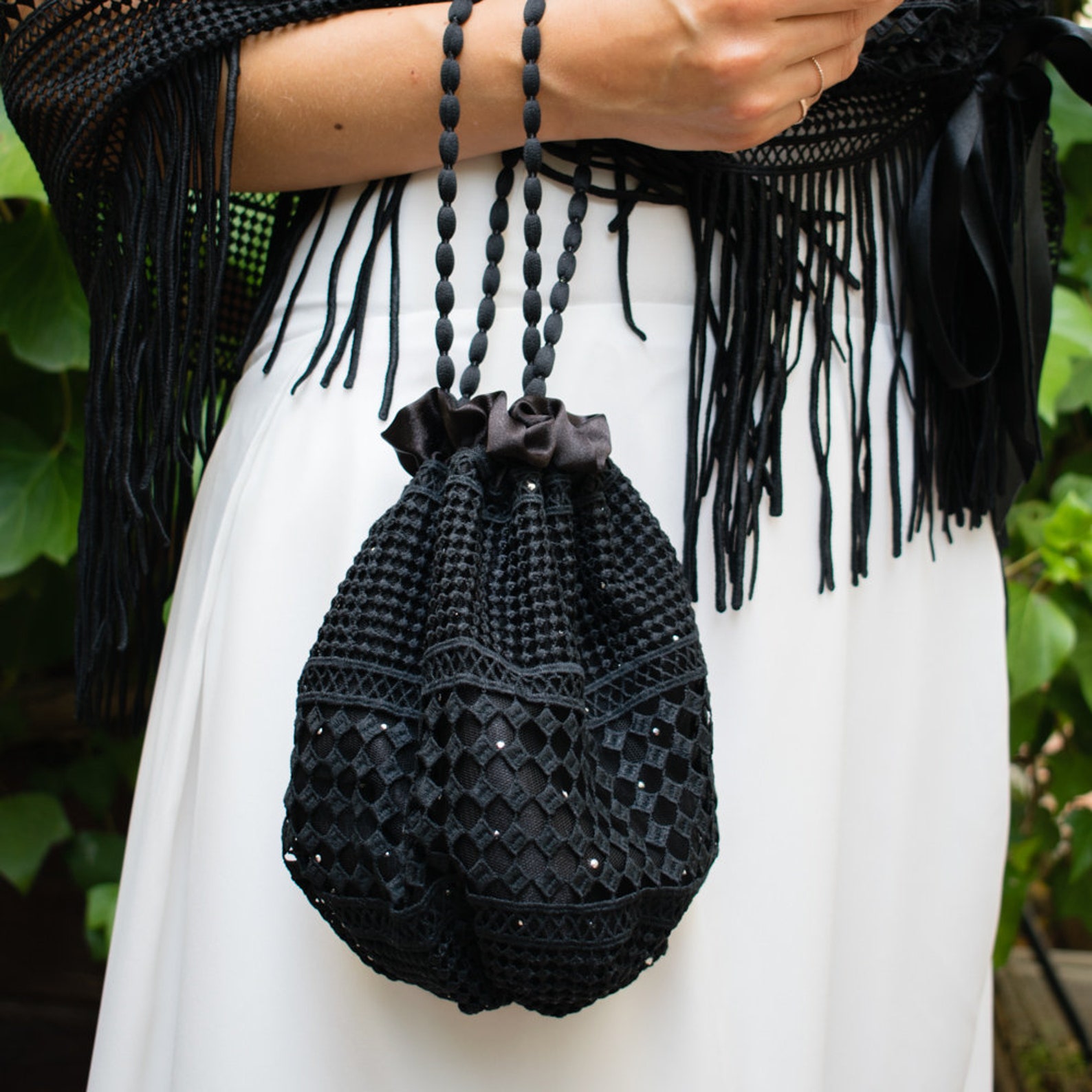 rhinestone money bag
