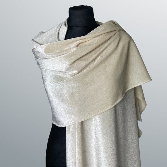 Cream cheap shawl wrap