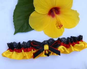 German style garter for your wedding, hen night out, go-go dancing or just special occasion satin