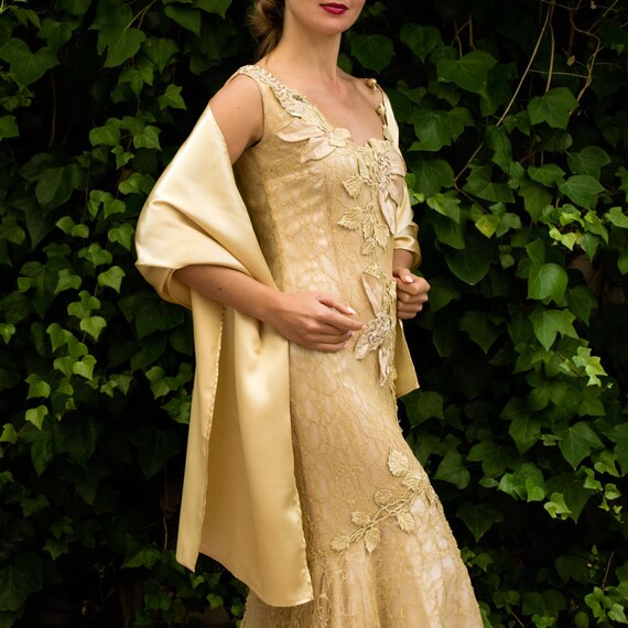 gold wrap for evening dress satin scarf gold gold shawl wedding shrug golden satin wrap gold satin scarf woman scarf prom wrap luxury dresser