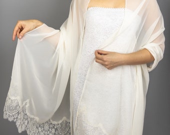 cream wrap for wedding