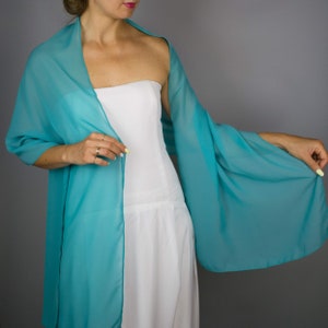 Turquoise scarf Azure Blue wrap turquoise shawl sheer green shawl turquoise green scarf sheer teal scarf sheer shawl green scarf sheer wrap
