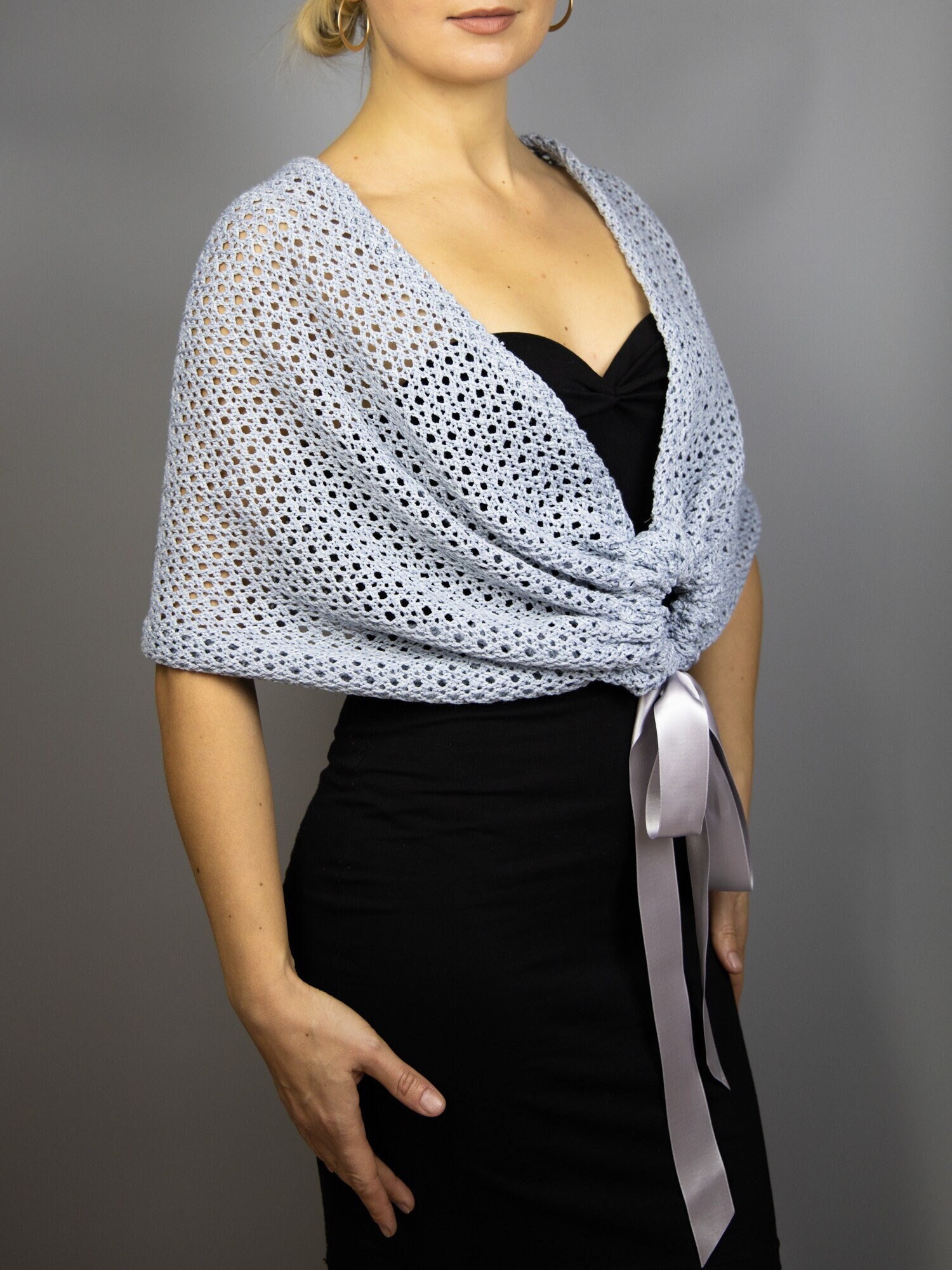 silver wraps and shrugs