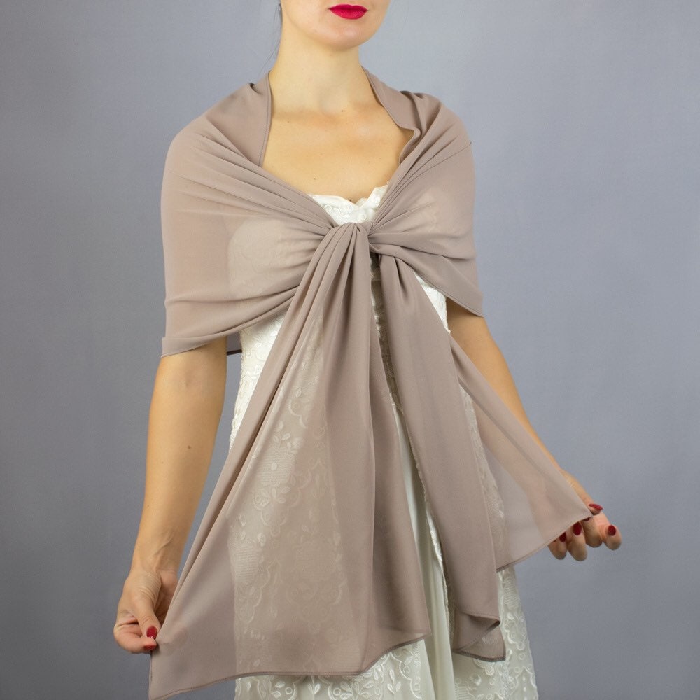 Luxury Chiffon Wrap Shawl Bolero Winter 