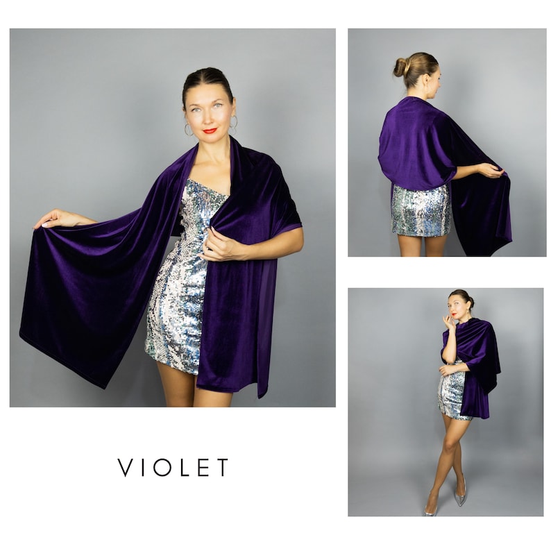 Pink blush velvet velour wrap shawl bolero Winter wedding shrug velvet scarf pink mauve velvet, rose velvet,velvet scarf, warm bridal scarf Violet
