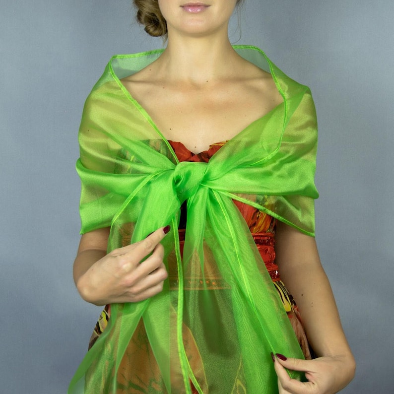 organza wrap shawl