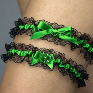 Lime Green Garter - Etsy