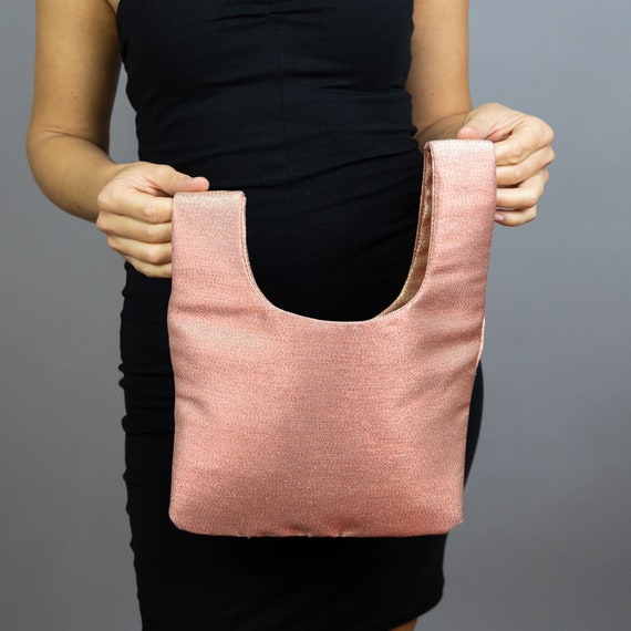 Rose gold cheap wrist bag