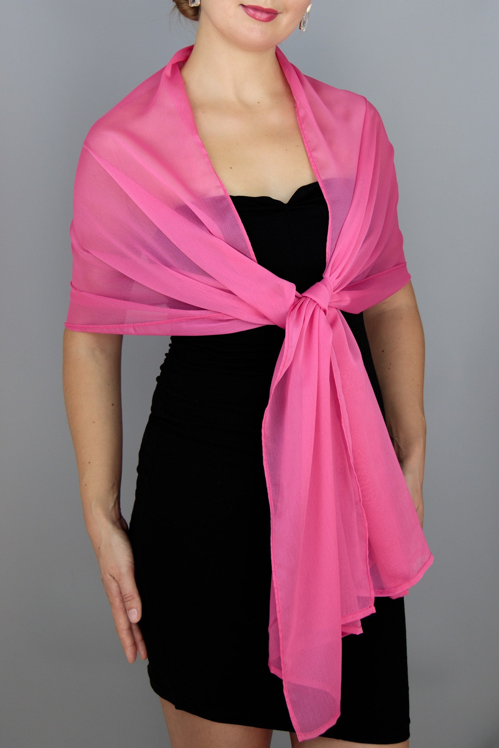 Fuchsia Pink Shrug - Etsy Singapore