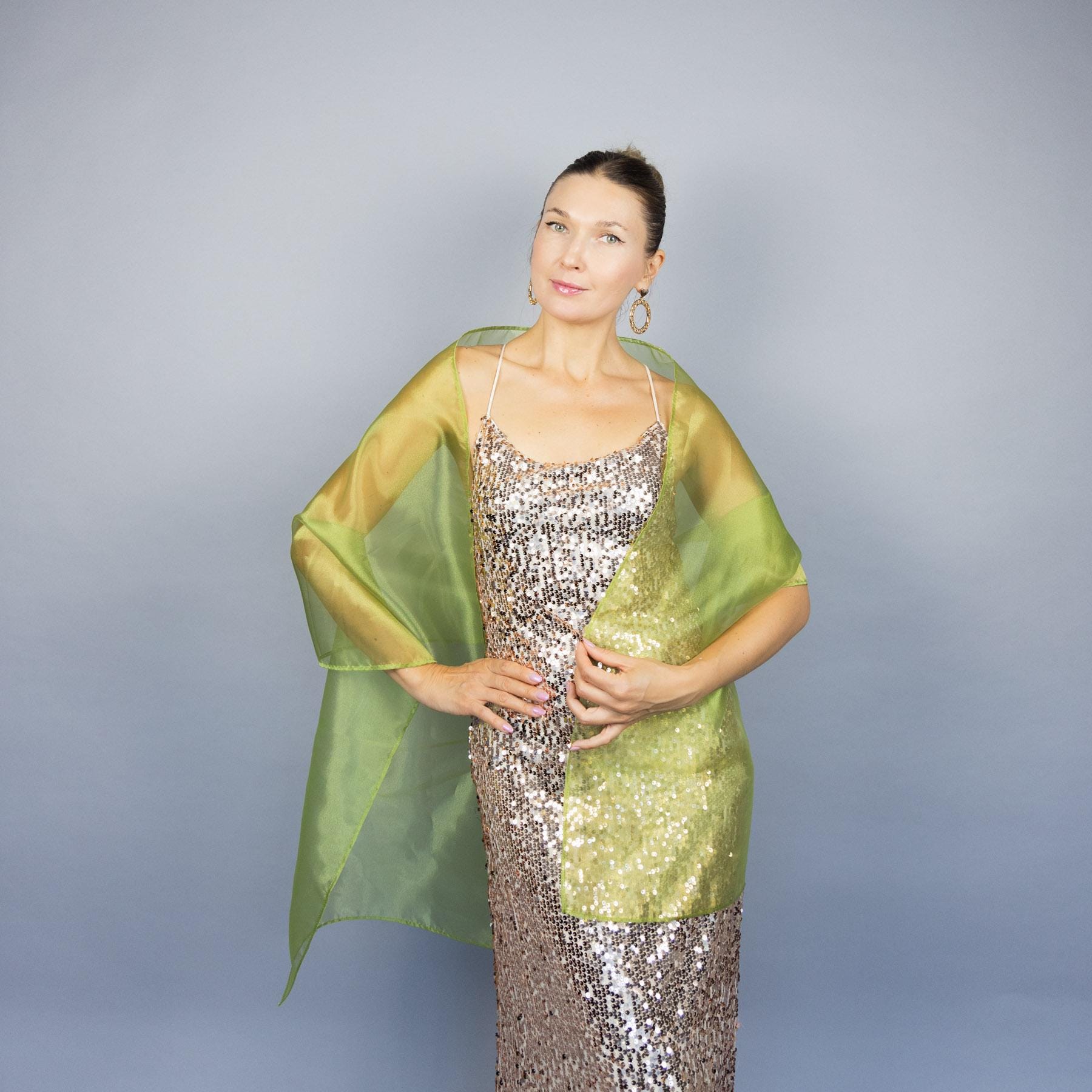 Gold Shimmer Sheer Bolero - Etsy