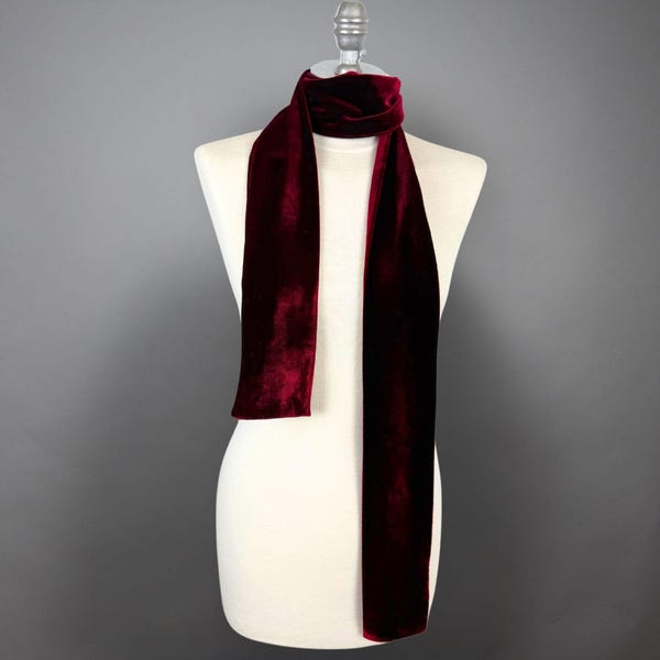 Burgundy Classic Scarf