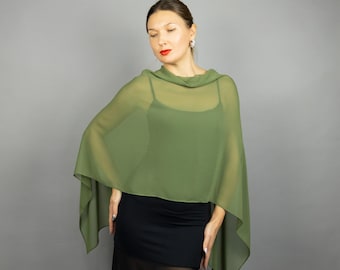 Pistacho green cape pistachio shrug pistacho Greek style wrap sheer pistacho cape sheer green shawl bridesmaids light olive summer wrap