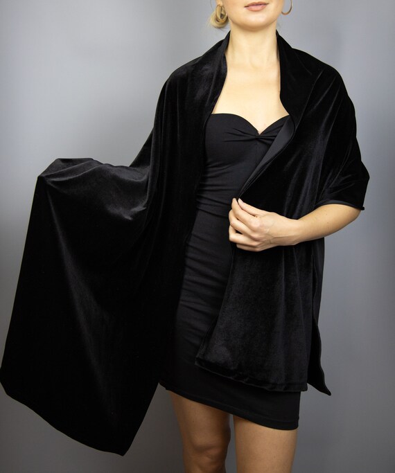 Sciarpa Donna Con Stampa Colazione, Scialle Invernale Morbido Con Nappe, Pashmina Lunga 196x68 Cm, Leggera E Calda, Accessorio Moda Per Interni Ed Esterni, Nero