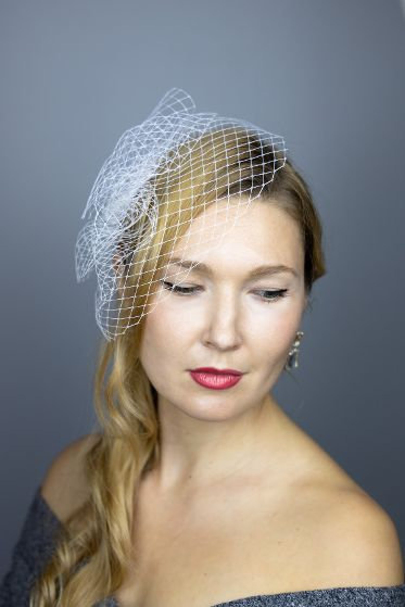 Birdcage Veil / Russian Veil / Elegant Couture Classical Etsy
