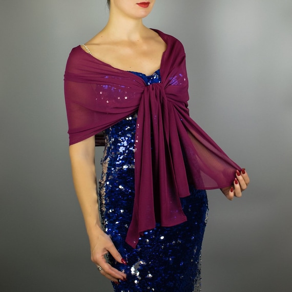 Vestido guinda store de noche